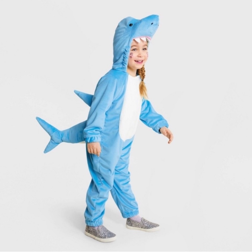 Blue Shark Kids Costume